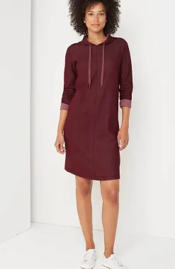 J.Jill Fit Double-Knit Hooded Dress | Jjill-Women Activewear