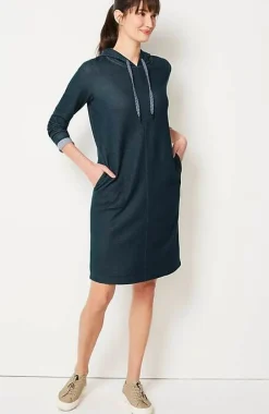 J.Jill Fit Double-Knit Hooded Dress | Jjill-Women Activewear