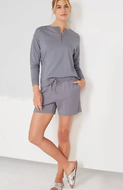 J.Jill Fit Drawstring-Waist Knit Shorts | Jjill-Women Shorts