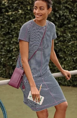 J.Jill Fit Elevate Terry Contrasting-Stitch Dress | Jjill-Women Activewear