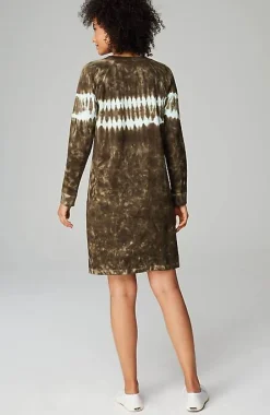 J.Jill Fit French Terry Tie-Dyed Sweatshirt Dress | Jjill-Women Activewear