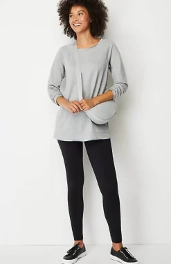 J.Jill Fit Ombre-Stitched Tunic Sweatshirt | Jjill-Women Tops & Tees