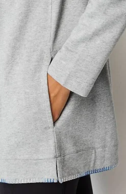 J.Jill Fit Ombre-Stitched Tunic Sweatshirt | Jjill-Women Tops & Tees