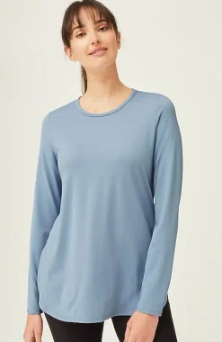 J.Jill Fit Performance Long-Sleeve Tee | Jjill-Women Tops & Tees