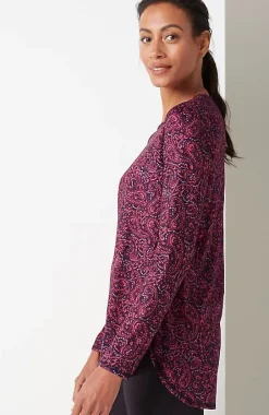 J.Jill Fit Performance Long-Sleeve Tee | Jjill-Women Tops & Tees