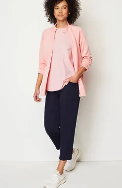 J.Jill Fit Progress Pima-Stretch Shirttail Tee| Jjill-Women Tops & Tees