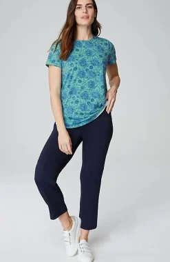 J.Jill Fit Progress Pima-Stretch Shirttail Tee| Jjill-Women Tops & Tees