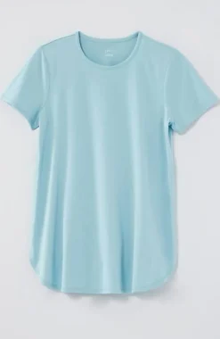 J.Jill Fit Progress Pima-Stretch Shirttail Tee| Jjill-Women Tops & Tees