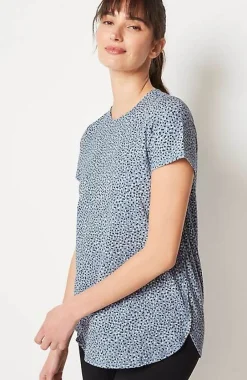 J.Jill Fit Progress Pima-Stretch Shirttail Tee| Jjill-Women Tops & Tees