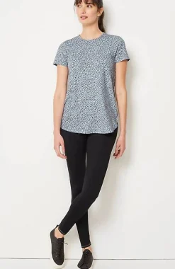 J.Jill Fit Progress Pima-Stretch Shirttail Tee| Jjill-Women Tops & Tees