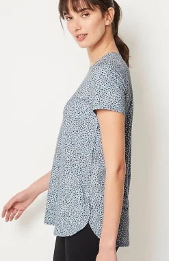 J.Jill Fit Progress Pima-Stretch Shirttail Tee| Jjill-Women Tops & Tees