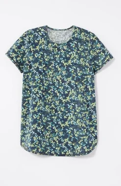 J.Jill Fit Progress Pima-Stretch Shirttail Tee| Jjill-Women Tops & Tees