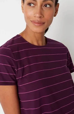 J.Jill Fit Progress Pima-Stretch Shirttail Tee| Jjill-Women Tops & Tees