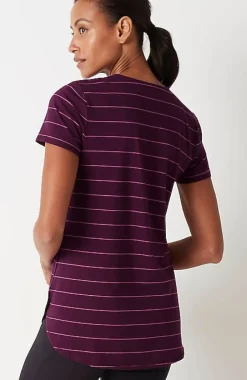 J.Jill Fit Progress Pima-Stretch Shirttail Tee| Jjill-Women Tops & Tees