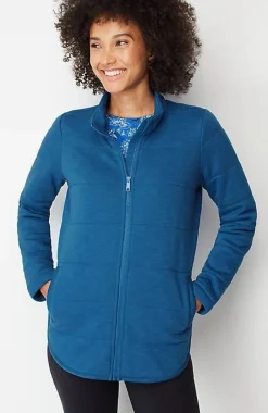 J.Jill Fit Quilted Knit Jacket | Jjill-Women Activewear