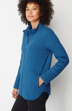 J.Jill Fit Quilted Knit Jacket | Jjill-Women Activewear