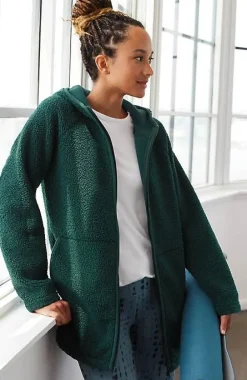J.Jill Fit Sherpa Hooded Jacket | Jjill-Women Activewear