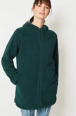 J.Jill Fit Sherpa Hooded Jacket | Jjill-Women Activewear