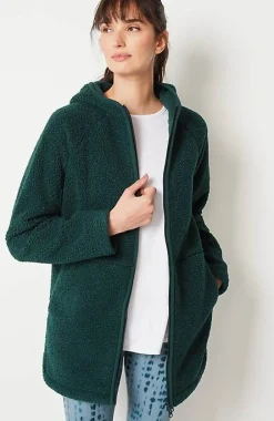 J.Jill Fit Sherpa Hooded Jacket | Jjill-Women Activewear