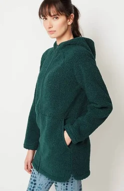 J.Jill Fit Sherpa Hooded Jacket | Jjill-Women Activewear