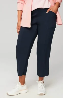 J.Jill Fit Sleek Double-Knit Seamed Crops | Jjill-Women Pants & Jeans