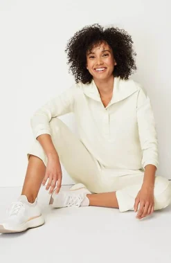 J.Jill Fit Sleek Double-Knit Snap-Front Pullover | Jjill-Women Activewear