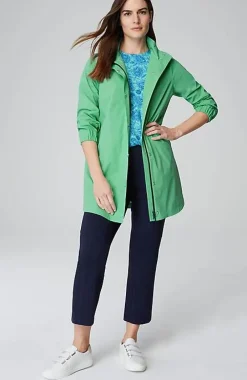 J.Jill Fit Snap-Front Hooded Anorak | Jjill-Women Jackets & Coats