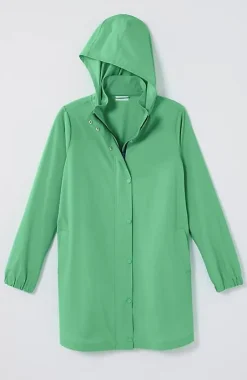 J.Jill Fit Snap-Front Hooded Anorak | Jjill-Women Jackets & Coats