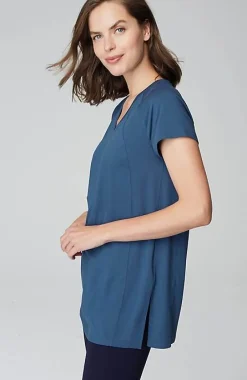 J.Jill Fit Supreme-Stretch Seamed Tunic | Jjill-Women Tops & Tees