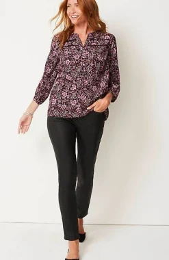 J.Jill Floral Corduroy Top | Jjill-Women Shirts & Blouses