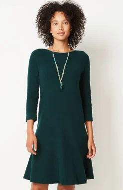 J.Jill Flounced-Hem Sweater Dress | Jjill-Women Dresses