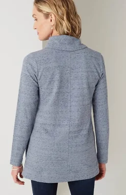 J.Jill French Terry Cowl-Neck Tunic | Jjill-Women Tops & Tees