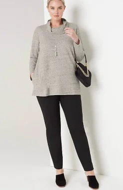 J.Jill French Terry Cowl-Neck Tunic | Jjill-Women Tops & Tees