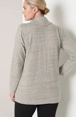 J.Jill French Terry Cowl-Neck Tunic | Jjill-Women Tops & Tees