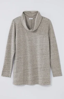 J.Jill French Terry Cowl-Neck Tunic | Jjill-Women Tops & Tees