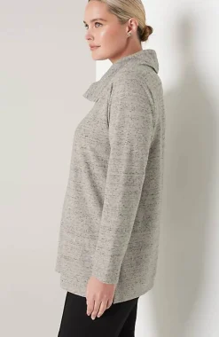 J.Jill French Terry Cowl-Neck Tunic | Jjill-Women Tops & Tees
