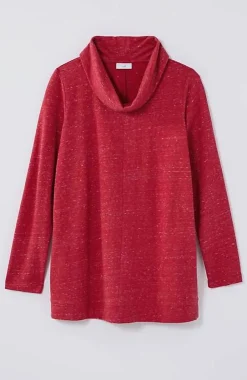 J.Jill French Terry Cowl-Neck Tunic | Jjill-Women Tops & Tees