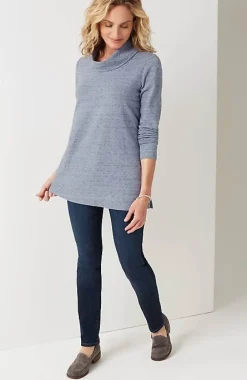J.Jill French Terry Cowl-Neck Tunic | Jjill-Women Tops & Tees