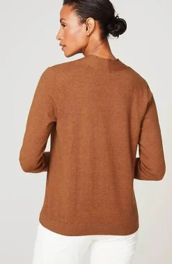 J.Jill High Ribbed-Sleeves Sweater | Jjill-Women Sweaters
