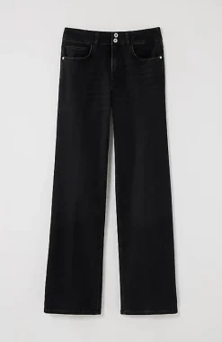 J.Jill High-Rise Creased-Front Full-Leg Jeans | Jjill-Women Pants & Jeans