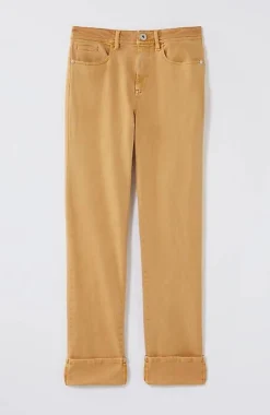 J.Jill High-Rise Straight-Leg Cuffed Jeans | Jjill-Women Pants & Jeans