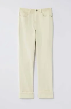 J.Jill High-Rise Straight-Leg Cuffed Jeans | Jjill-Women Pants & Jeans