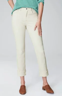 J.Jill High-Rise Straight-Leg Cuffed Jeans | Jjill-Women Pants & Jeans