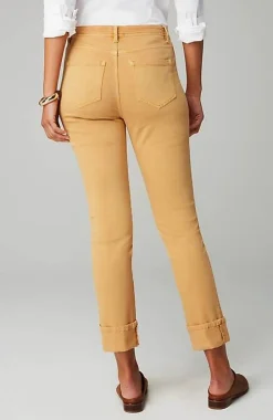 J.Jill High-Rise Straight-Leg Cuffed Jeans | Jjill-Women Pants & Jeans