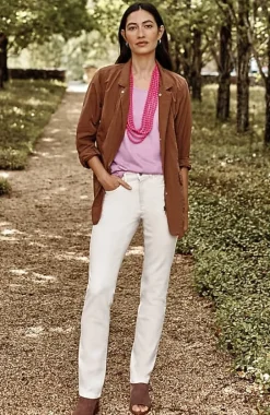 J.Jill High-Rise Straight-Leg Jeans | Jjill-Women Pants & Jeans