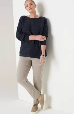 J.Jill Horizontal-Cabled Sweater | Jjill-Women Sweaters