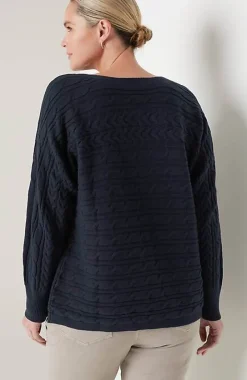 J.Jill Horizontal-Cabled Sweater | Jjill-Women Sweaters
