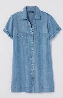 J.Jill Indigo Button-Front A-Line Tunic | Jjill-Women Tunics