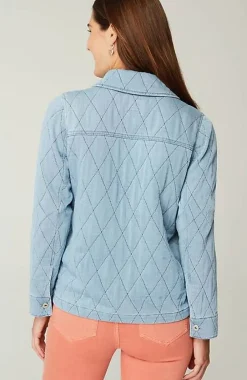 J.Jill Indigo Quilted Jacket | Jjill-Women Jackets & Coats
