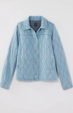 J.Jill Indigo Quilted Jacket | Jjill-Women Jackets & Coats